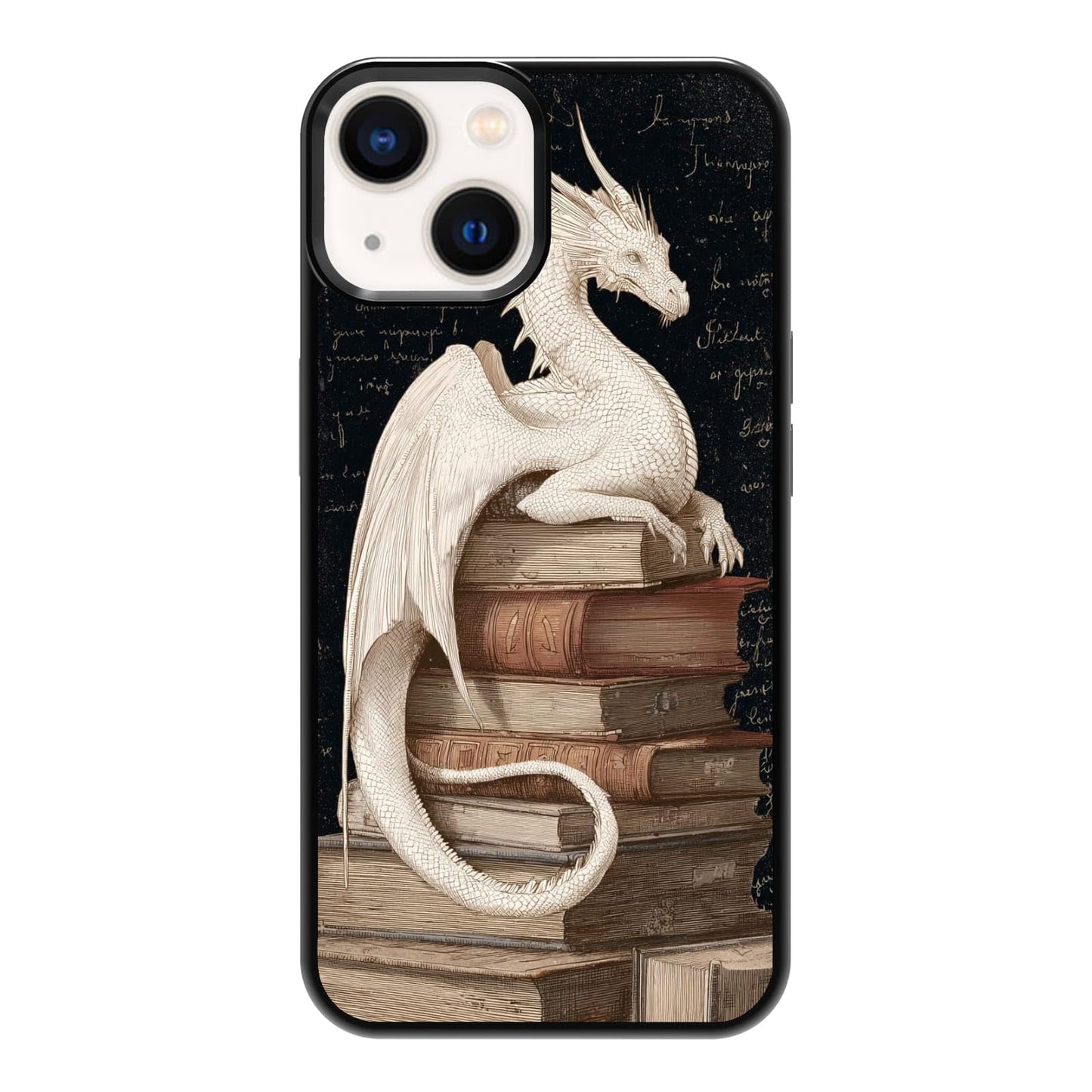 Elegant Forest Green Botanical Leaf and Plant Illustration Phone Case, Shockproof Protective Cover for iPhone 11 12 13 14 15 16 17 Pro Max Plus Mini XR 7 8 SE