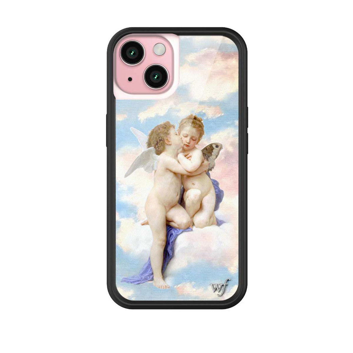 Wildflower Cases - Compatible with iPhone 15 | Protective Black Bumper, 6.5ft Drop Test Certified, Women Owned Small Business | Nature Floral Aesthetic Trendy Cute | Hummingbird