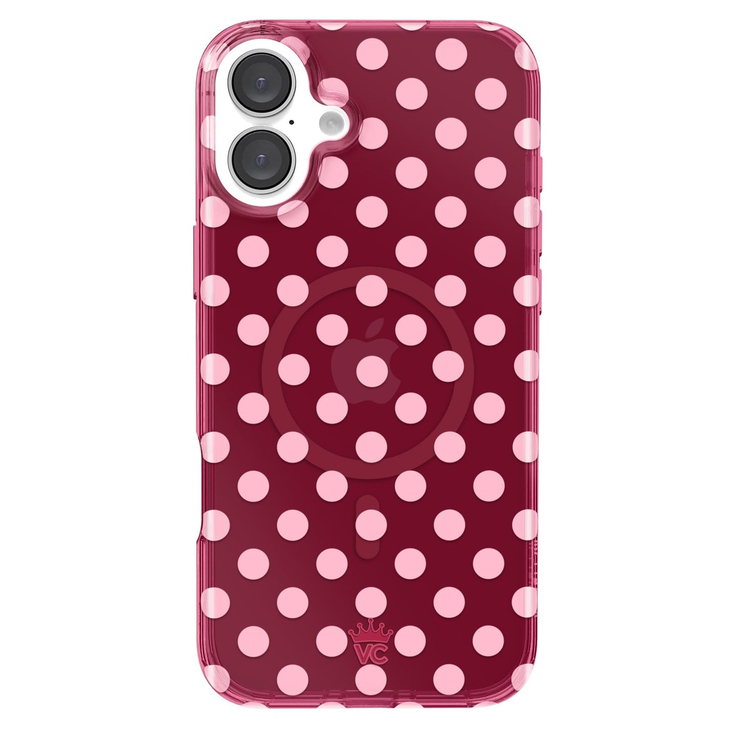 VELVET CAVIAR Christmas Phone Case for iPhone 16 - Compatible with MagSafe [10ft Drop Tested] - Holiday Peppermint Glitter Winter Theme