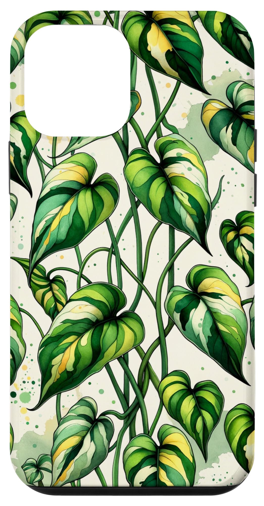 iPhone 14 Nature-Inspired Botanical Pothos House Plant Decorative Case