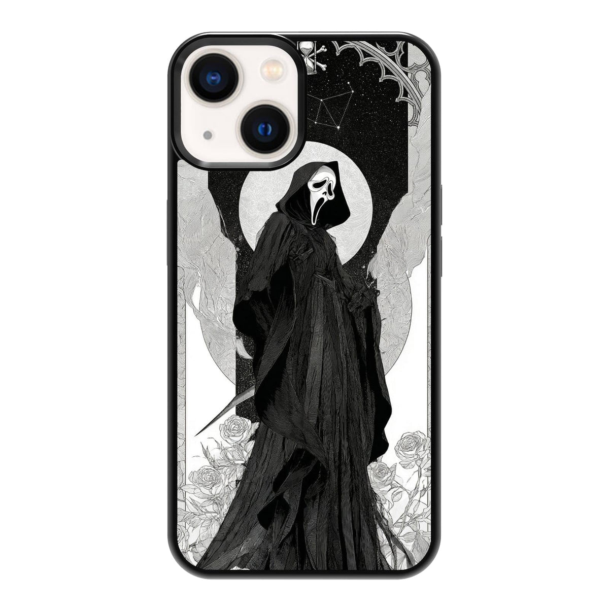 Nature Stained Glass Green Forest Tree Sunlight Phone Case, Shockproof Protective Cover for iPhone 11 12 13 14 15 16 17 Pro Max Plus Mini XR 7 8 SE