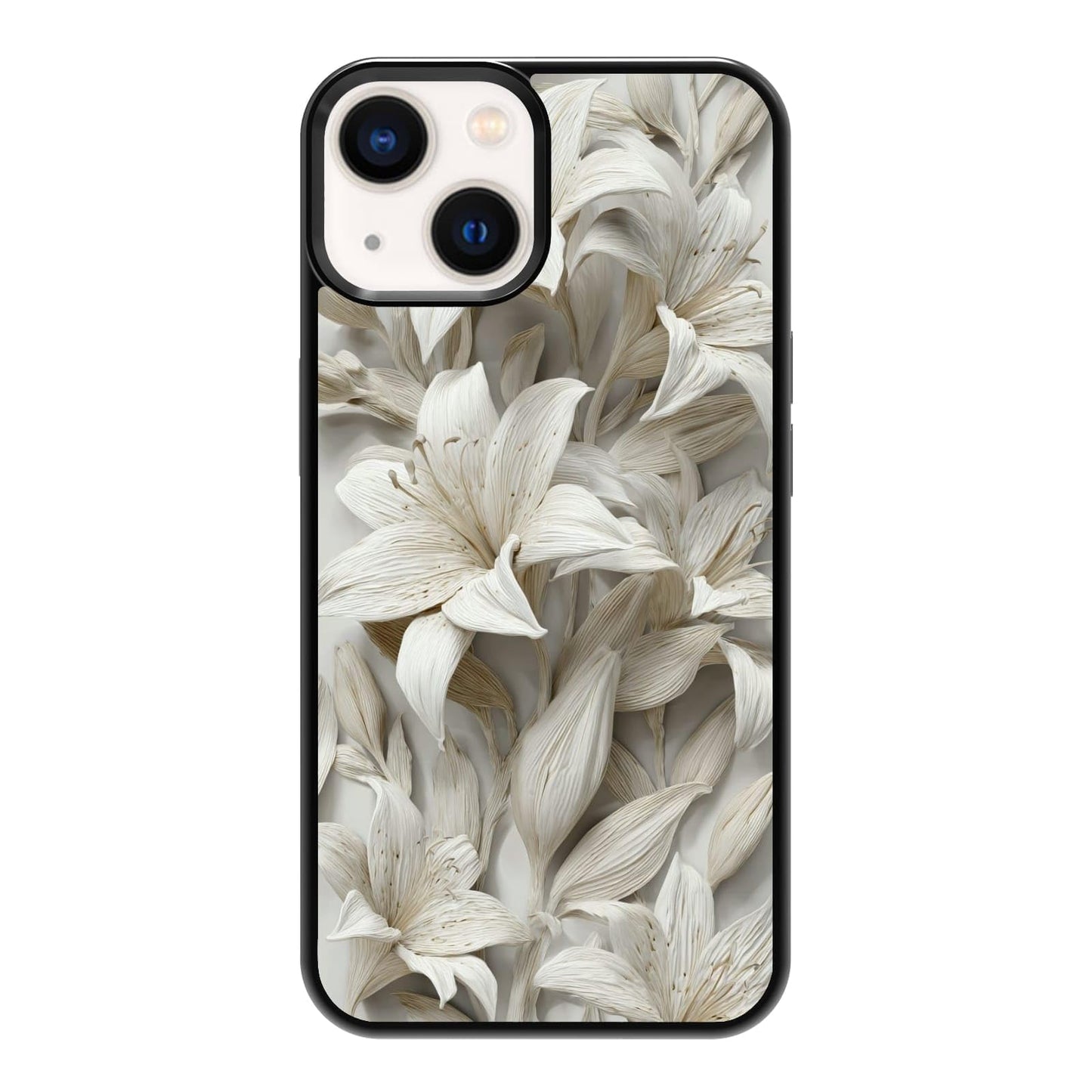 Nature Stained Glass Green Forest Tree Sunlight Phone Case, Shockproof Protective Cover for iPhone 11 12 13 14 15 16 17 Pro Max Plus Mini XR 7 8 SE