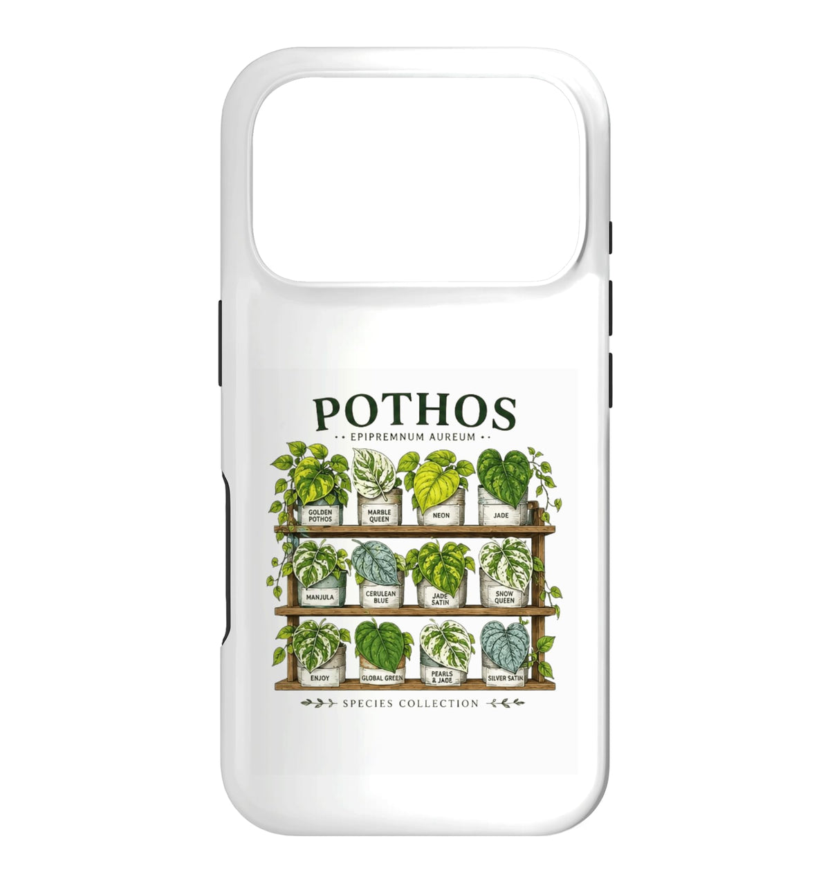 Pothos Plant Varieties Botanical Houseplant Design Case for iPhone 16