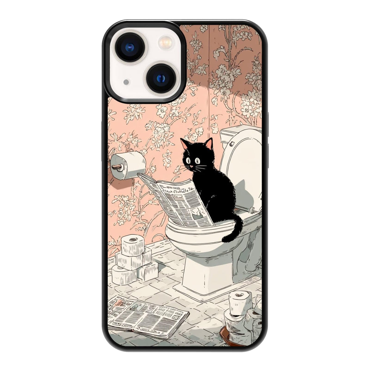 Vibrant Redwood Forest Path Wildflowers Nature Landscape Phone Case, Shockproof Protective Cover for iPhone 11 12 13 14 15 16 17 Pro Max Plus Mini XR 7 8 SE