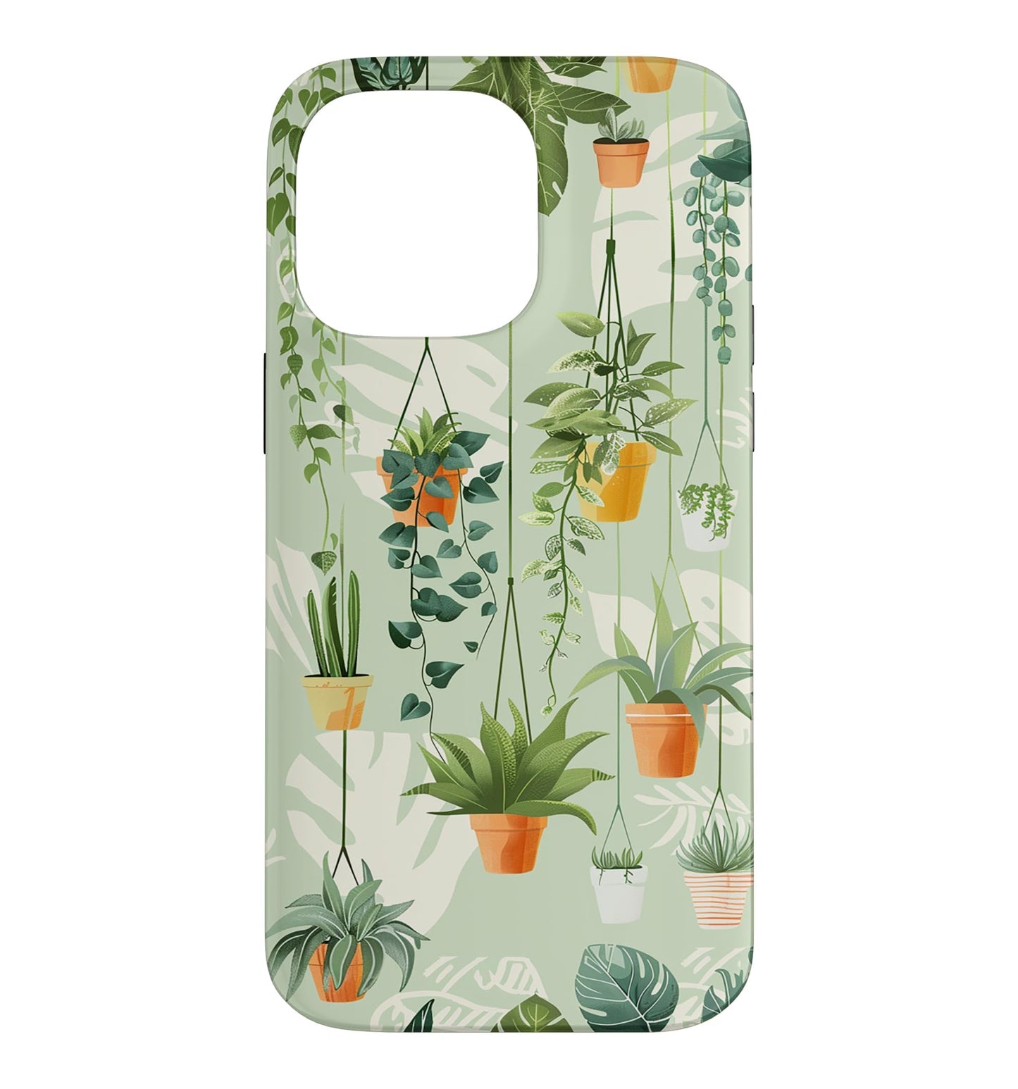 Potted Plants Botanical Gardening Case for iPhone 16