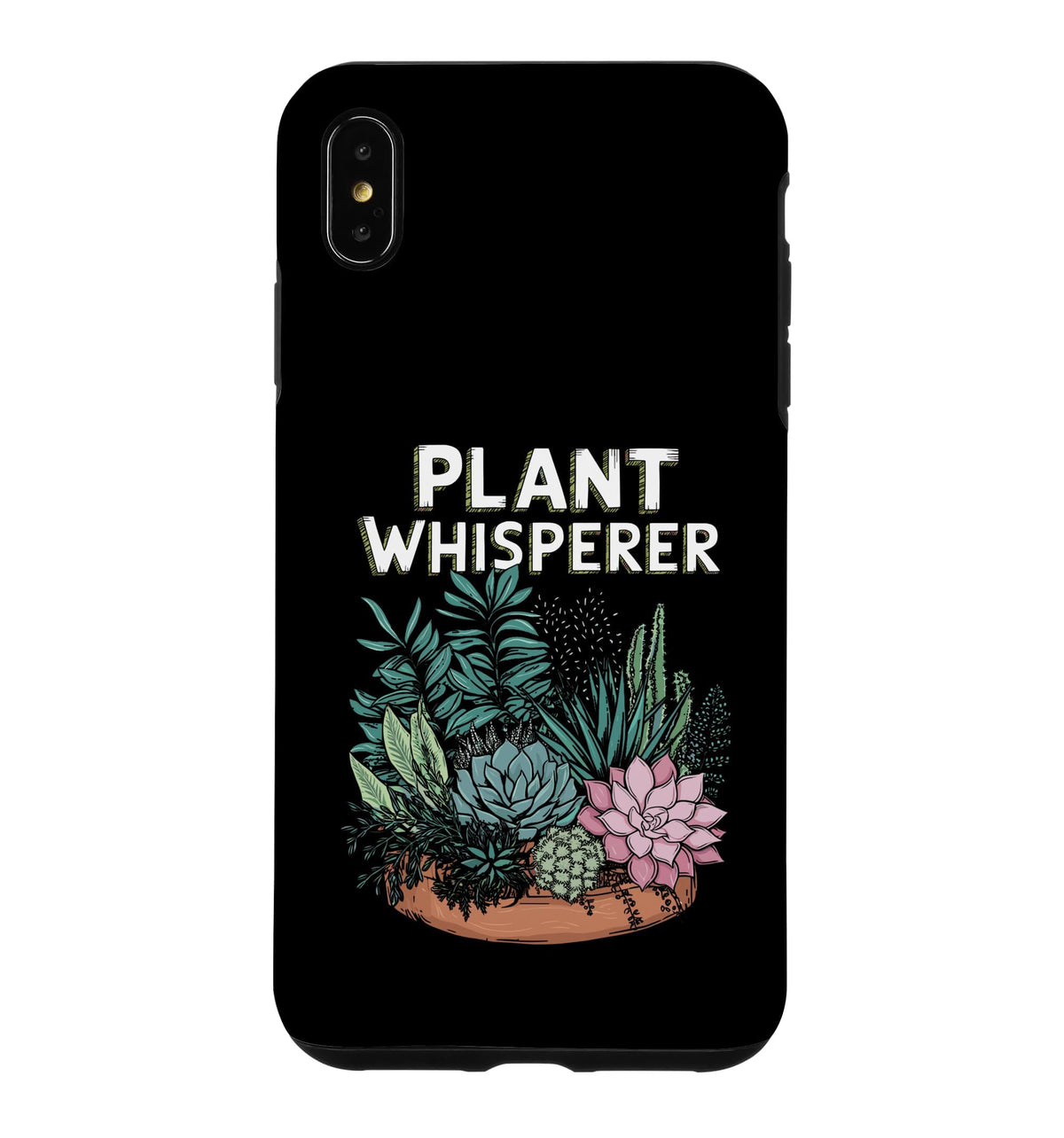 Retro Plant Whisperer Nature Case for iPhone 15