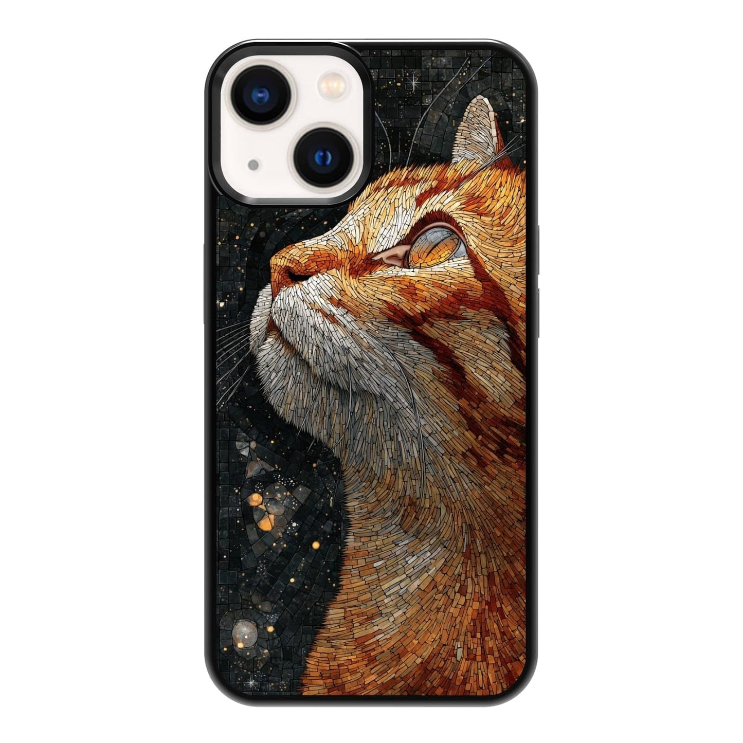 Black Cat Indoor Jungle Potted Plants Bookshelf Dark Green Botanical Urban Forest Phone Case, Shockproof Protective Cover for iPhone 11 12 13 14 15 16 17 Pro Max Plus Mini XR 7 8 SE