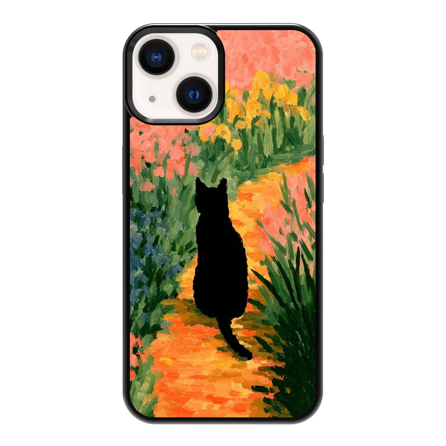 Lush Garden Wildflower Field Green Botanical Nature Aesthetic Phone Case, Shockproof Protective Cover for iPhone 11 12 13 14 15 16 17 Pro Max Plus Mini XR 7 8 SE