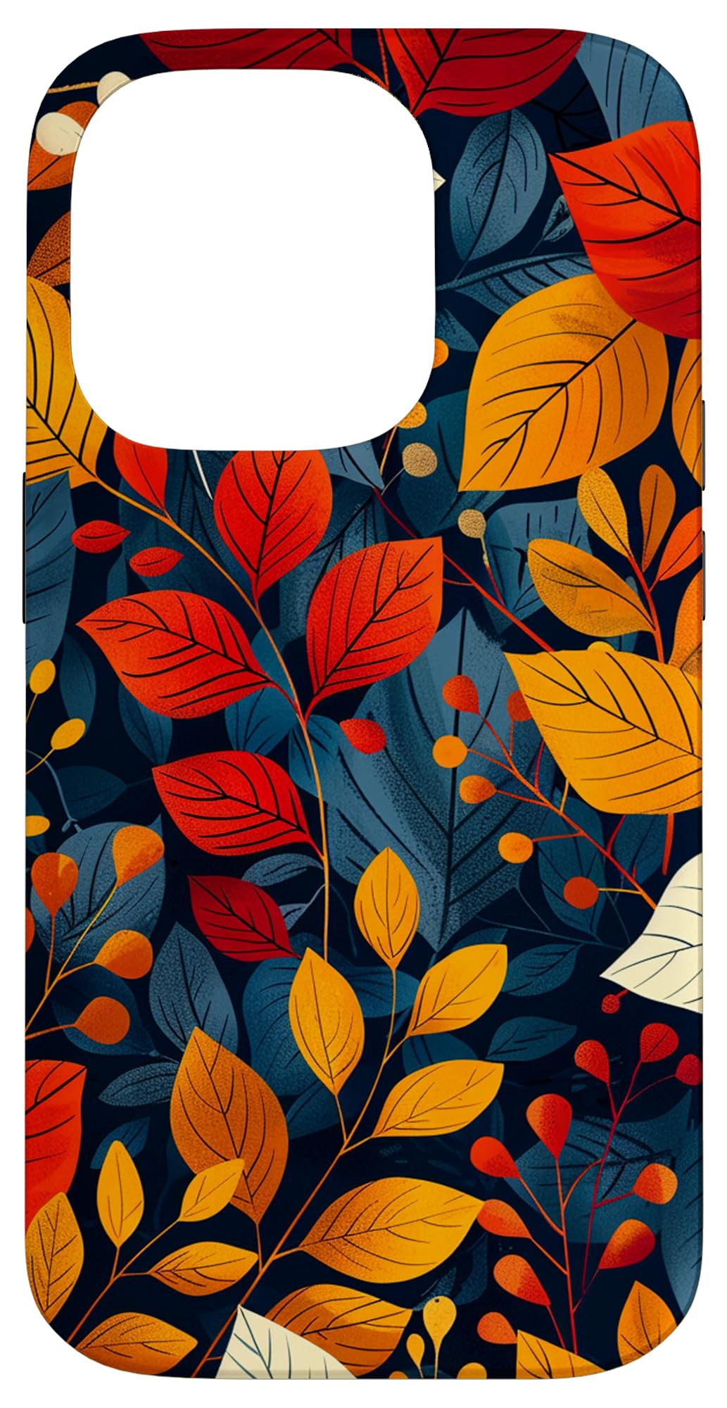 Leaves Pattern Plants Case for iPhone 16 Pro Max