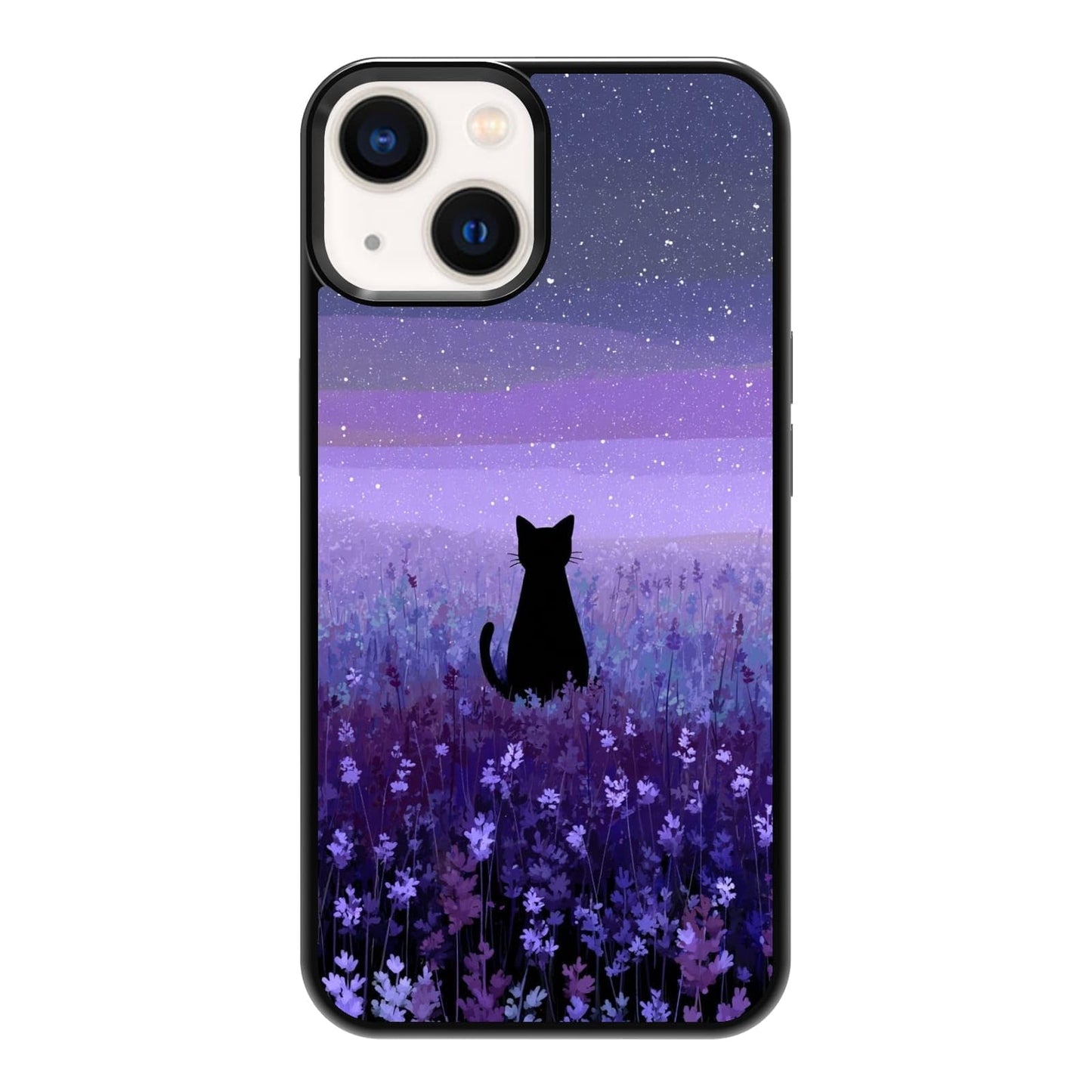 Black Cat Indoor Jungle Potted Plants Bookshelf Dark Green Botanical Urban Forest Phone Case, Shockproof Protective Cover for iPhone 11 12 13 14 15 16 17 Pro Max Plus Mini XR 7 8 SE