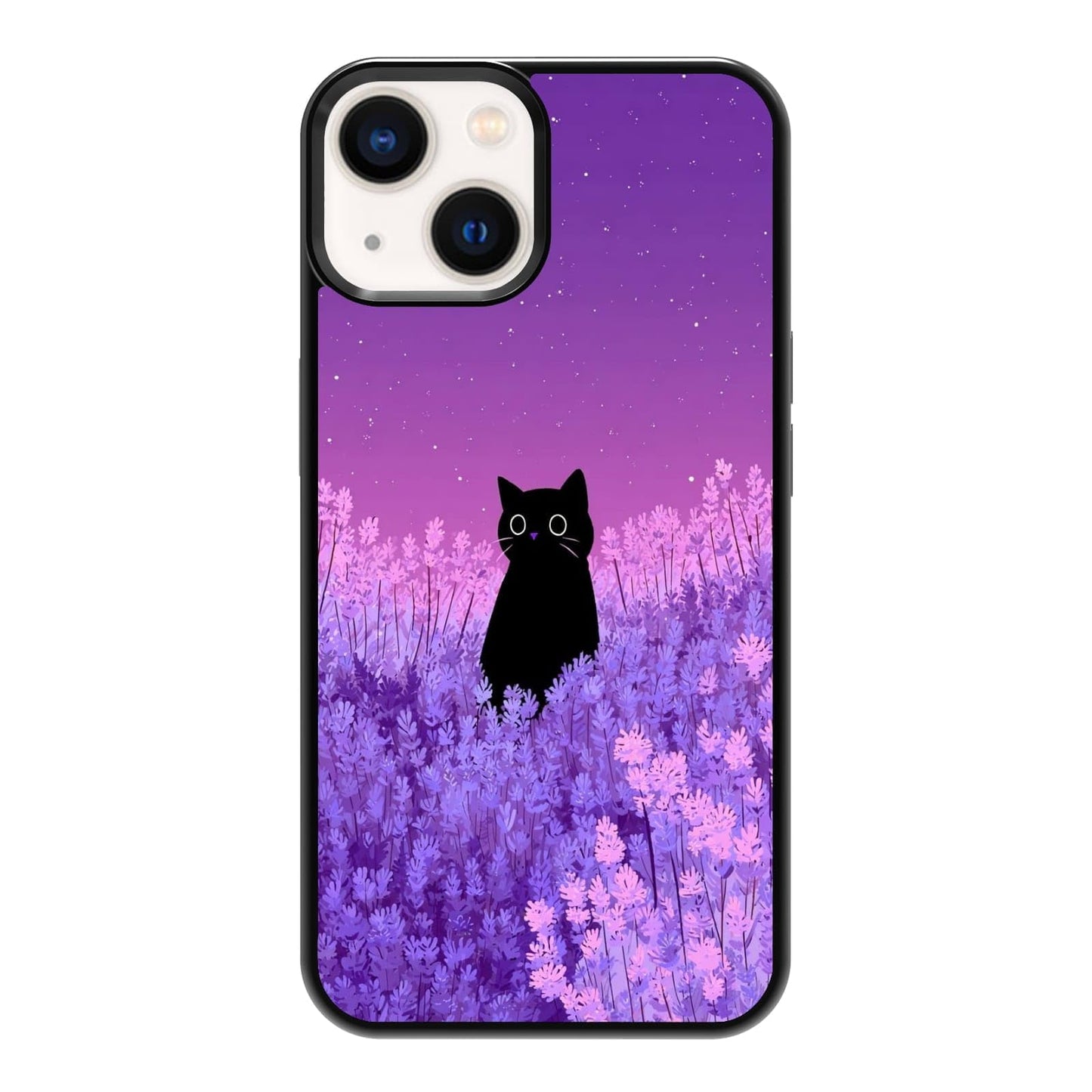 Black Cat Indoor Jungle Potted Plants Bookshelf Dark Green Botanical Urban Forest Phone Case, Shockproof Protective Cover for iPhone 11 12 13 14 15 16 17 Pro Max Plus Mini XR 7 8 SE
