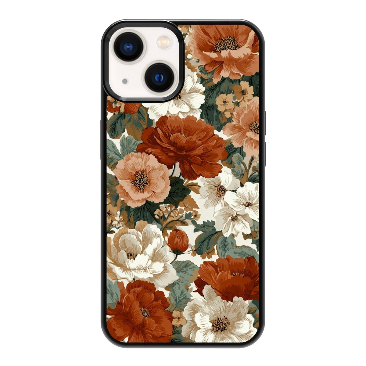 Four Seasons Tree of Life Watercolor Nature Phone Case, Shockproof Protective Cover for iPhone 11 12 13 14 15 16 17 Pro Max Plus Mini XR 7 8 SE