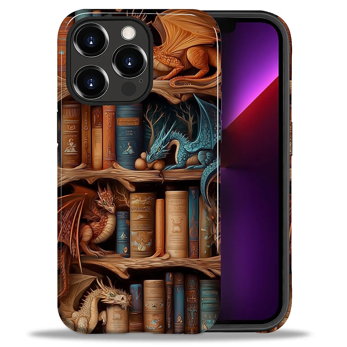 CARLOCA Case for iPhone 16 Pro,Vintage Cat Animal Pet Lover Collage Design Hybrid Dual Protection Soft TPU + Hard PC, Shockproof & Anti-Scratch Cover Men Women Stylish Protective Phone Case