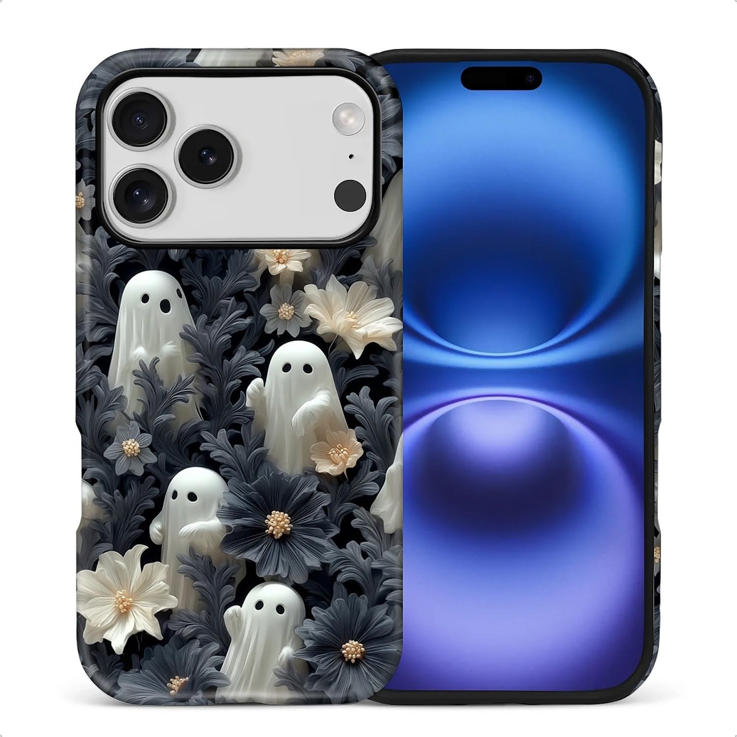 Case for iPhone 17,Drop Protection Hybrid 2-Layer Hard Phone Cover-Vintage Christmas Stamps Collage