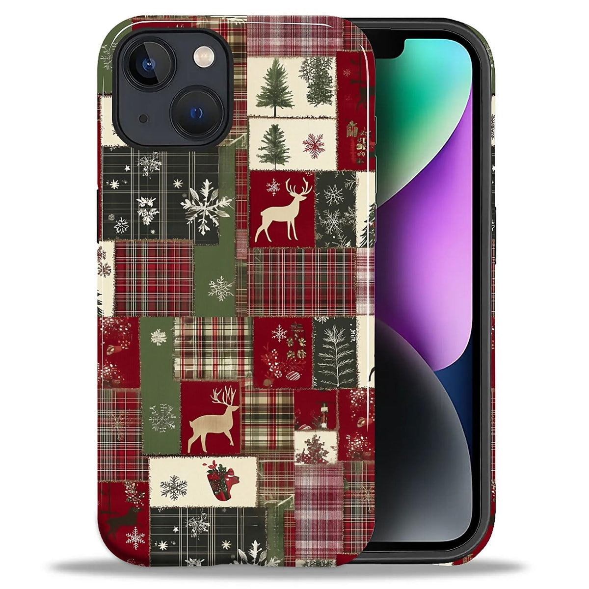 for iPhone 17 Pro Max Case,Hybrid 2-Layer Hard Shell + Silicone Protective Case -Resistant Shockproof- Ally's Dog's Cute College Summer Flower Collage