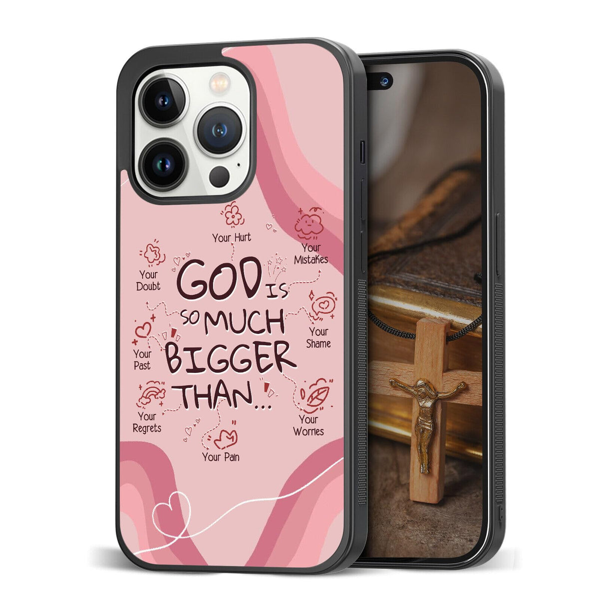 Healing Words for Anxiety Cute Plant Lover Phone Cases for Samsung S A Note Z FILP 3 4 5 6 for iPhone 8 11 12 13 14 15 16 17 Pro Max Plus Mini - Mushroom