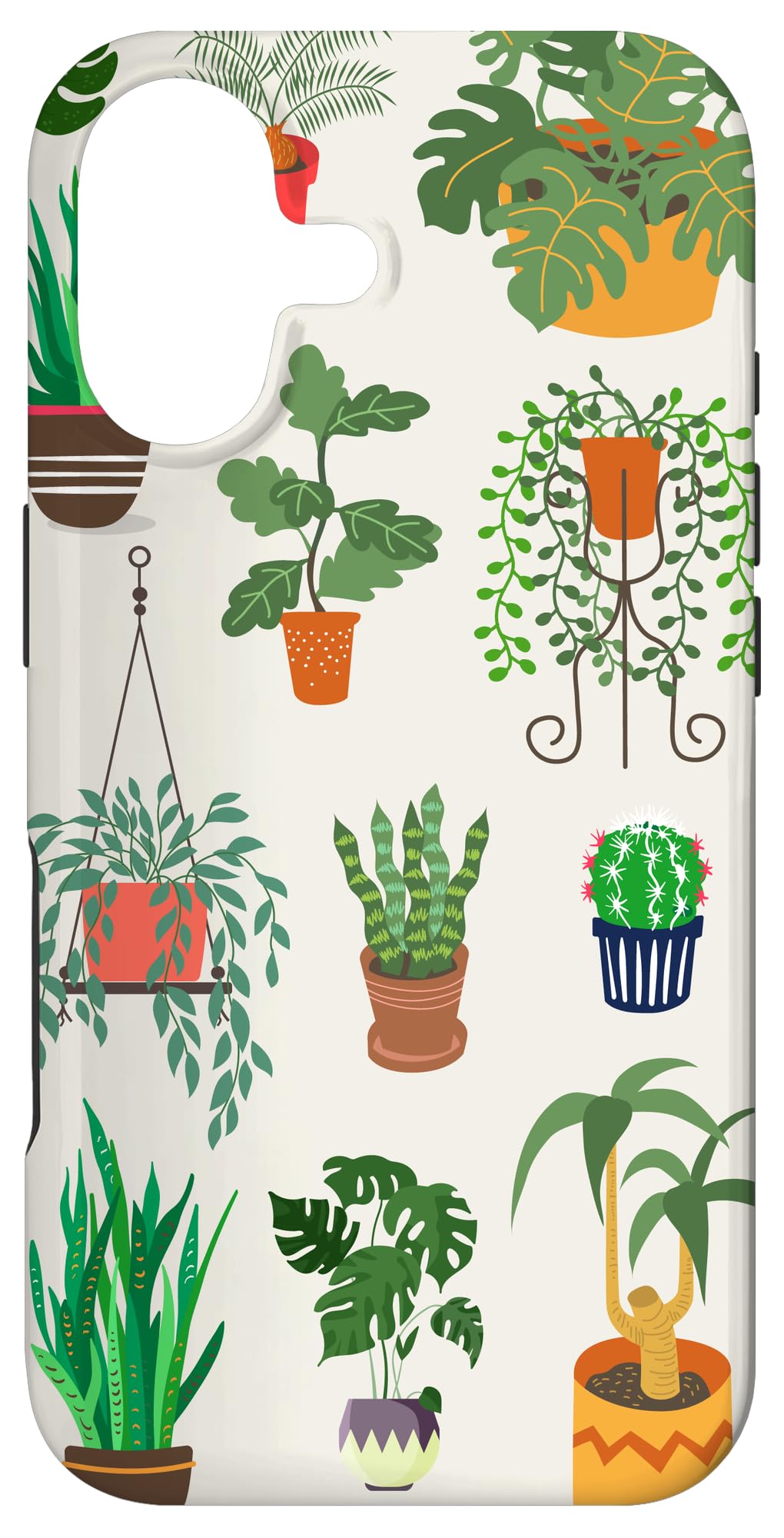 Indoor and Outdoor Plant Illustrations | Boho Nature Art Case for iPhone 14