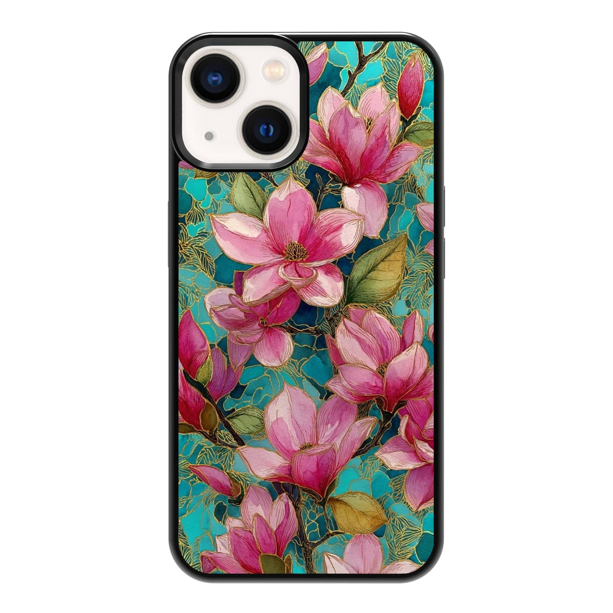 Aesthetic Bookshelf Urban Jungle Potted Plants Botanical Phone Case, Shockproof Protective Cover for iPhone 11 12 13 14 15 16 17 Pro Max Plus Mini XR 7 8 SE
