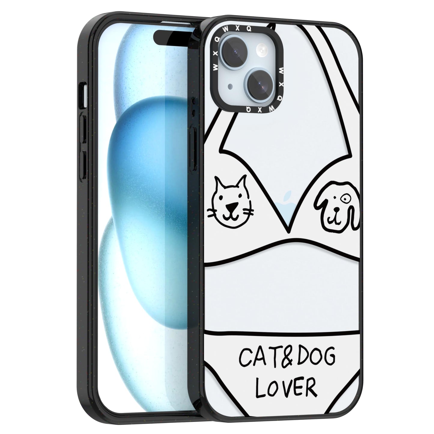 for iPhone 16 pro max Graffiti of Cartoon Animal Clear Phone Case | TPU+PC Premium Painted Anti-Drop Phone Case Superior Shock Absorption Military-Grade Drop Protection cover