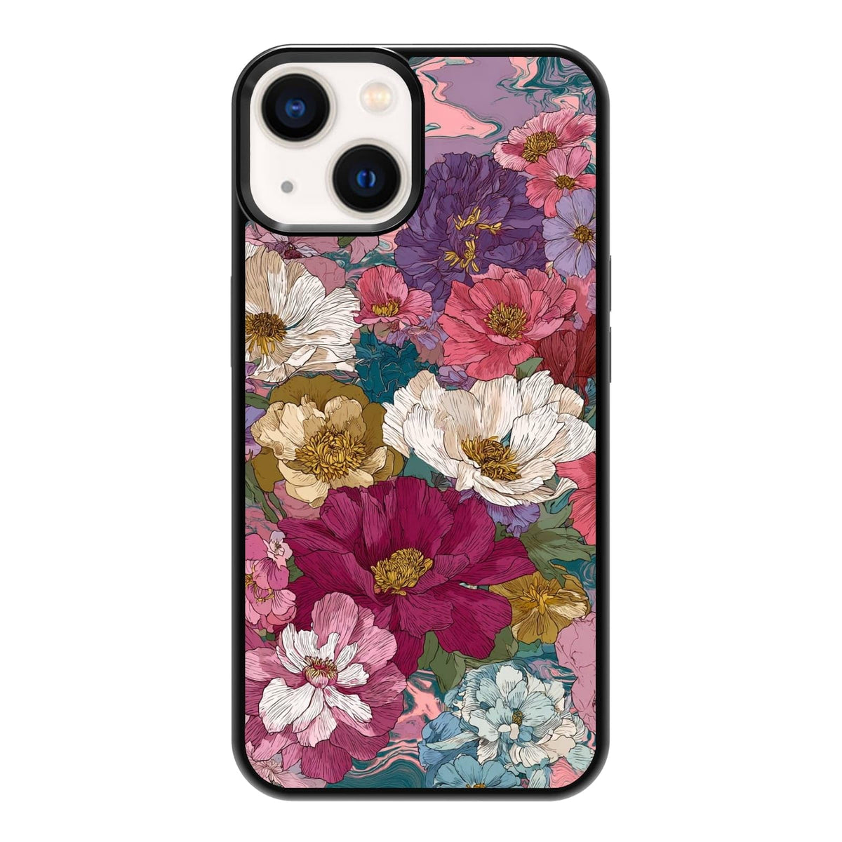 Urban Jungle Bookshelf Houseplant Study Room Phone Case, Shockproof Protective Cover for iPhone 11 12 13 14 15 16 17 Pro Max Plus Mini XR 7 8 SE