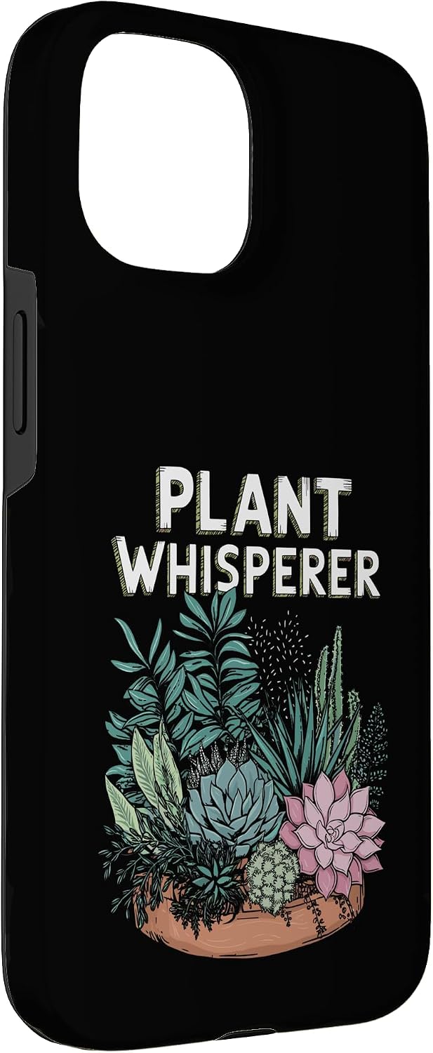 Retro Plant Whisperer Nature Case for iPhone 15