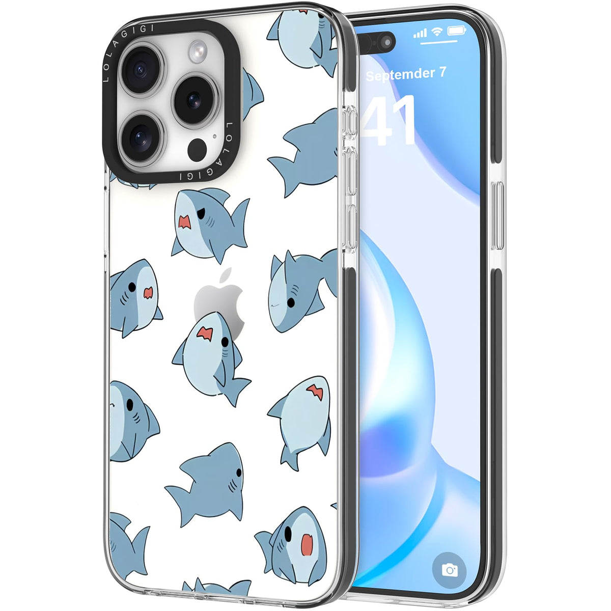 for iPhone 15 Pro Case for Women, Cute Pet Cat Cartoon Art Animal Print Girly Design Kawaii Aesthetic Cartoon Pattern for Girls Teens Soft TPU Phone Case (6.1")