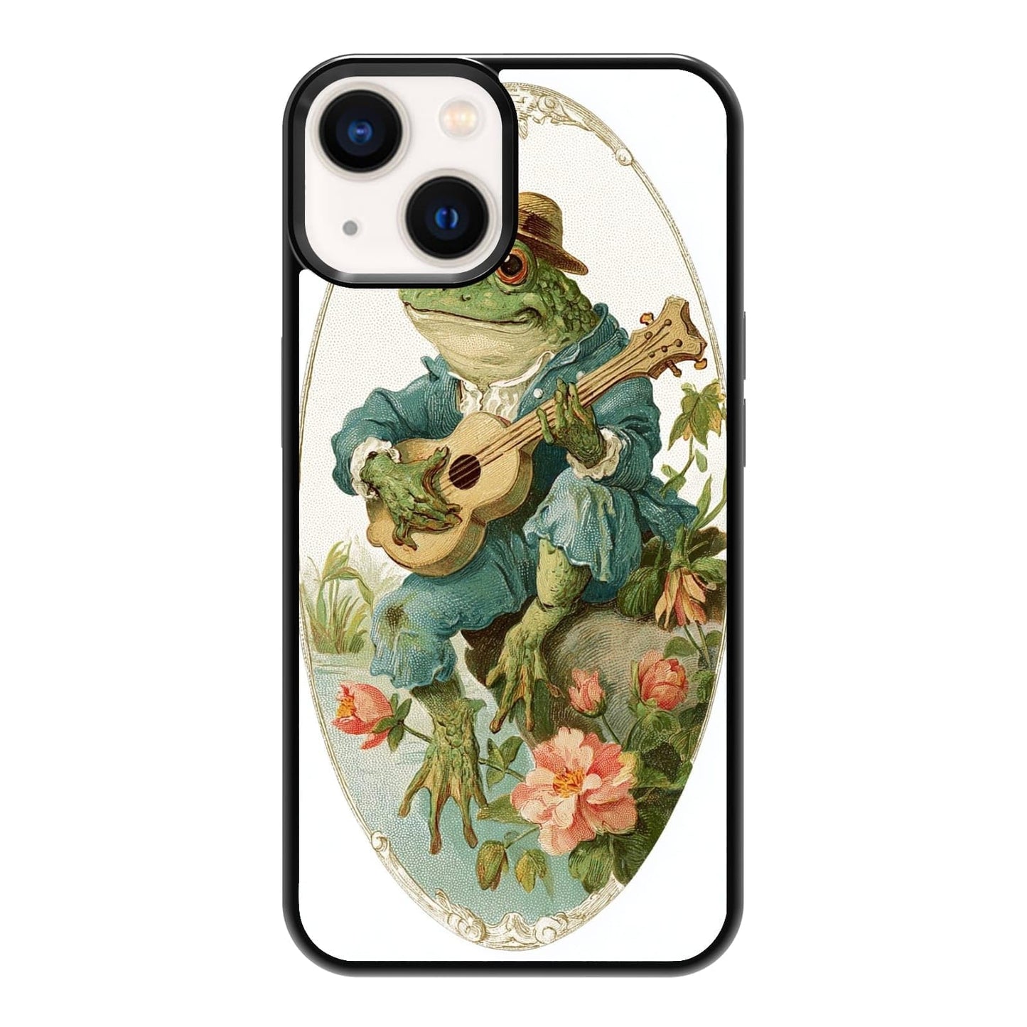 Lush Tropical Monstera Leaves Black Cat Botanical Art Phone Case, Shockproof Protective Cover for iPhone 11 12 13 14 15 16 17 Pro Max Plus Mini XR 7 8 SE