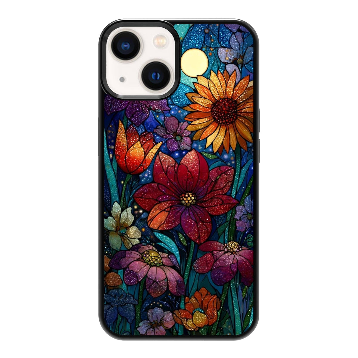 Four Seasons Tree of Life Watercolor Nature Phone Case, Shockproof Protective Cover for iPhone 11 12 13 14 15 16 17 Pro Max Plus Mini XR 7 8 SE