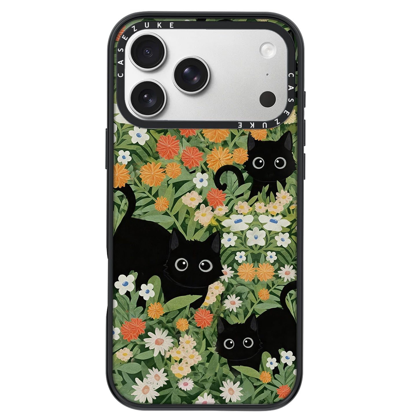 Clear TPU Phone Case Cover for iPhone with Design, Drop Protection, Cute Case for Girl Women (Cat2, iPhone 17 Pro Max)