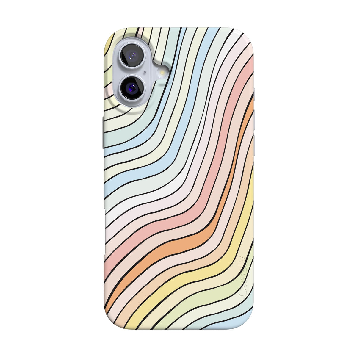 Casely iPhone 16 Case | Chateau Pups | French Dog | Compatible with MagSafe | Classic Ultra Slim Design
