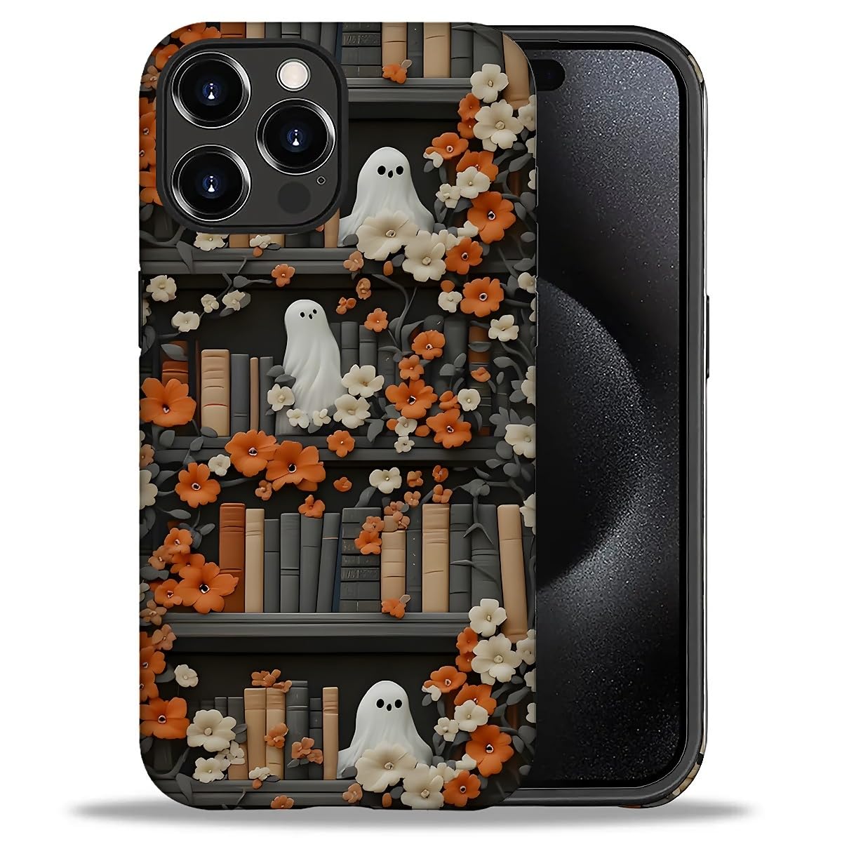 Case for iPhone 17,Drop Protection Hybrid 2-Layer Hard Phone Cover-Vintage Christmas Stamps Collage