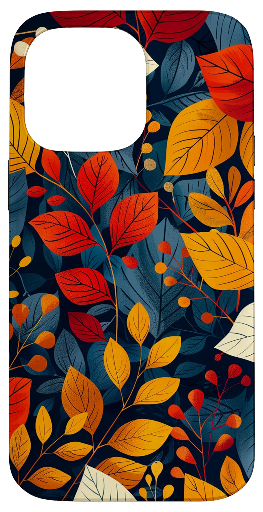 Leaves Pattern Plants Case for iPhone 16 Pro Max