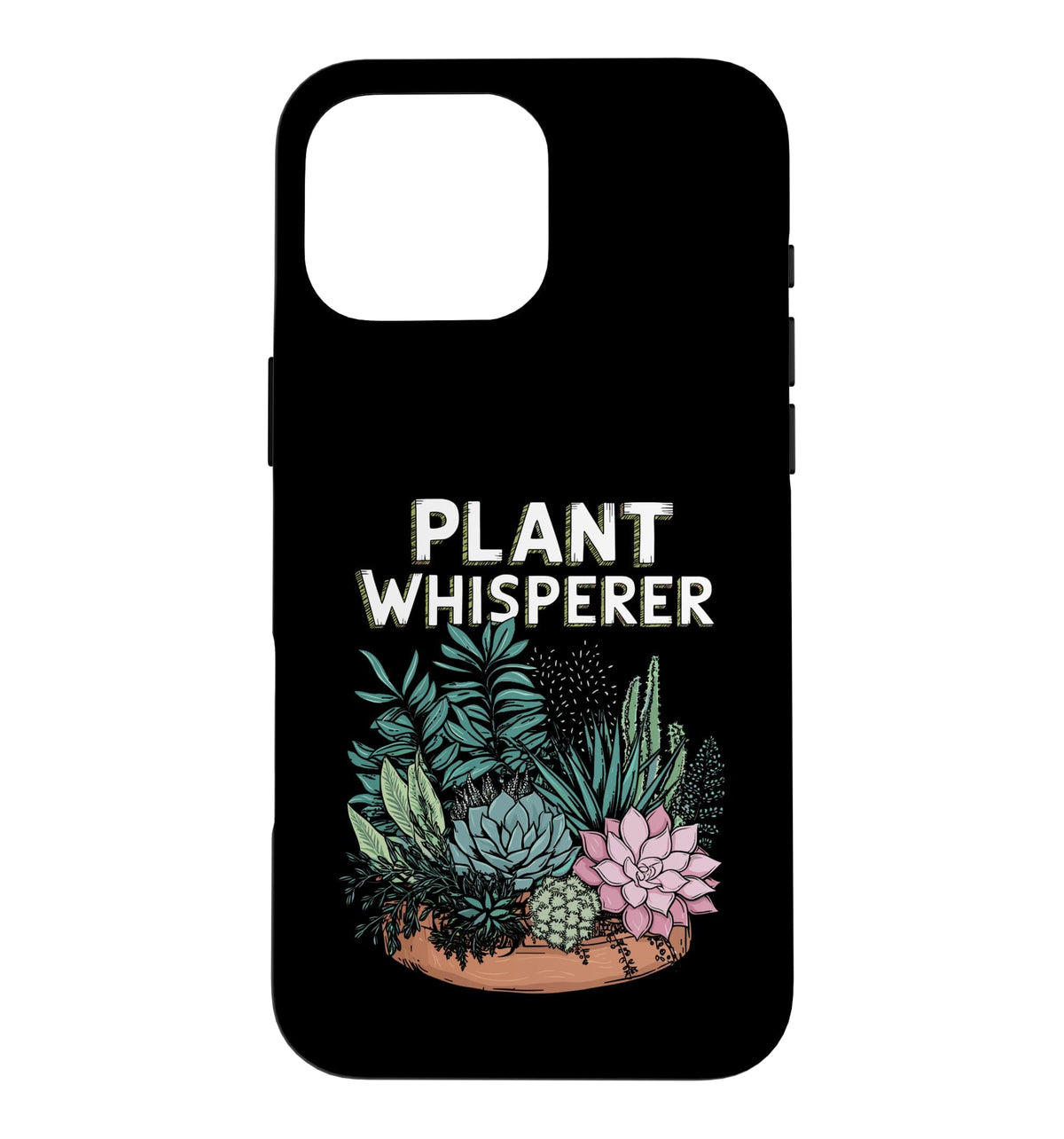 Retro Plant Whisperer Nature Case for iPhone 15