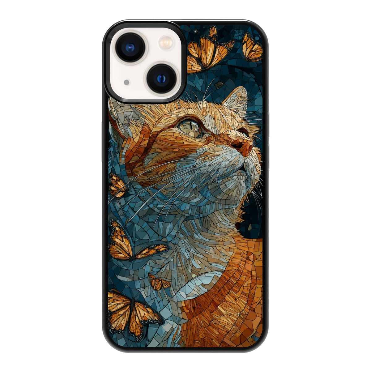 Plant Lover Black Cat Houseplants Indoor Garden Aesthetic Phone Case, Shockproof Protective Cover for iPhone 11 12 13 14 15 16 17 Pro Max Plus Mini XR 7 8 SE