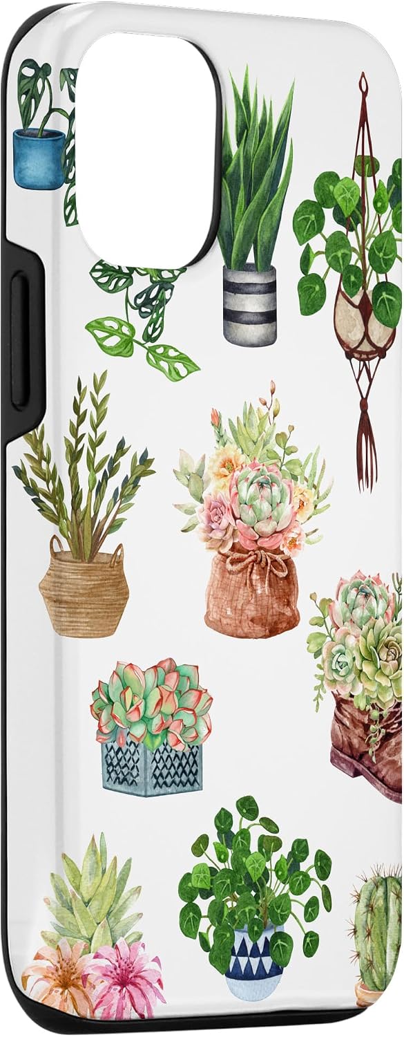 iPhone 14 Boho Indoor and Outdoor Plant Lover Succulent Cactus Nature Case
