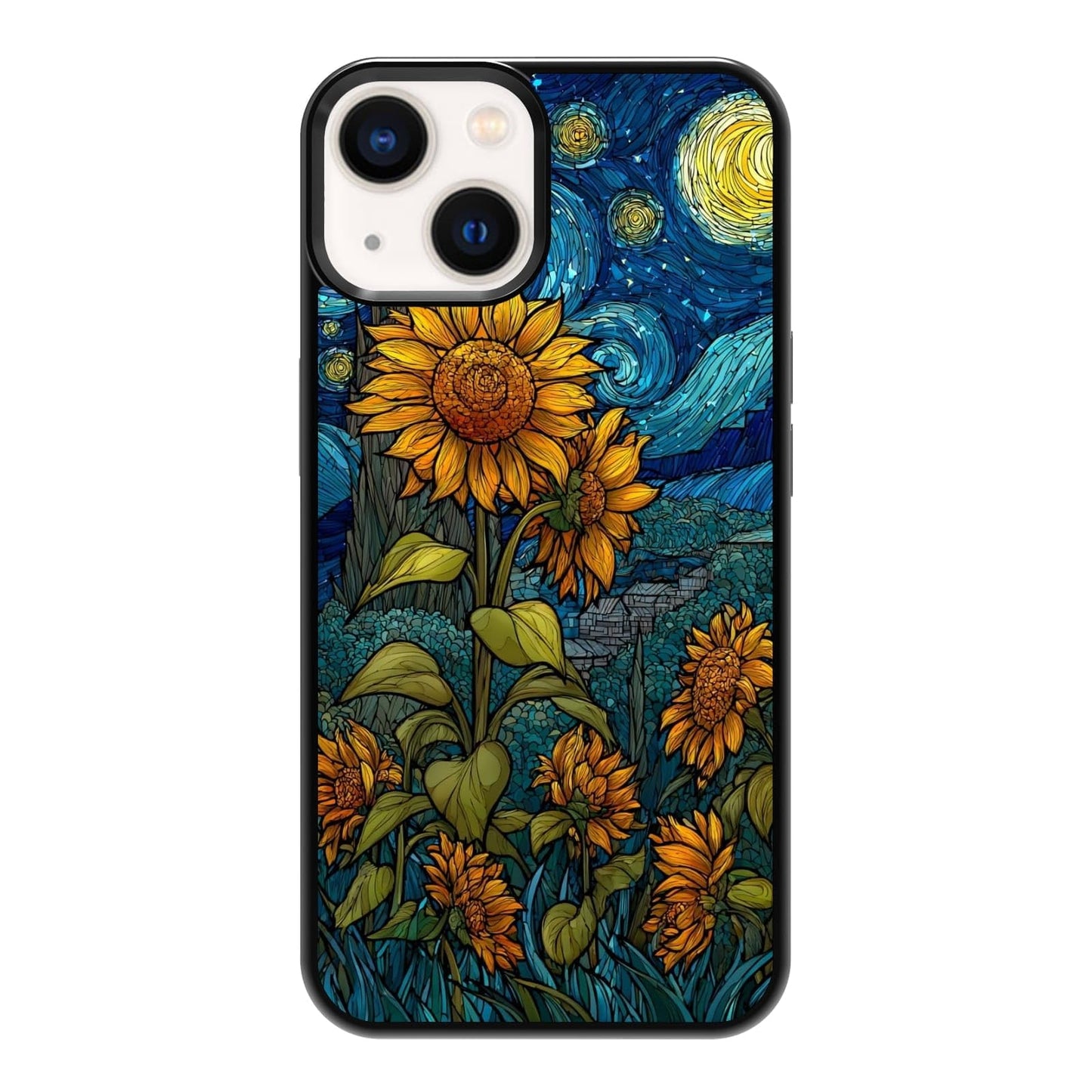 Vintage Black and White Botanical Cactus Agave Desert Nature Phone Case, Shockproof Protective Cover for iPhone 11 12 13 14 15 16 17 Pro Max Plus Mini XR 7 8 SE