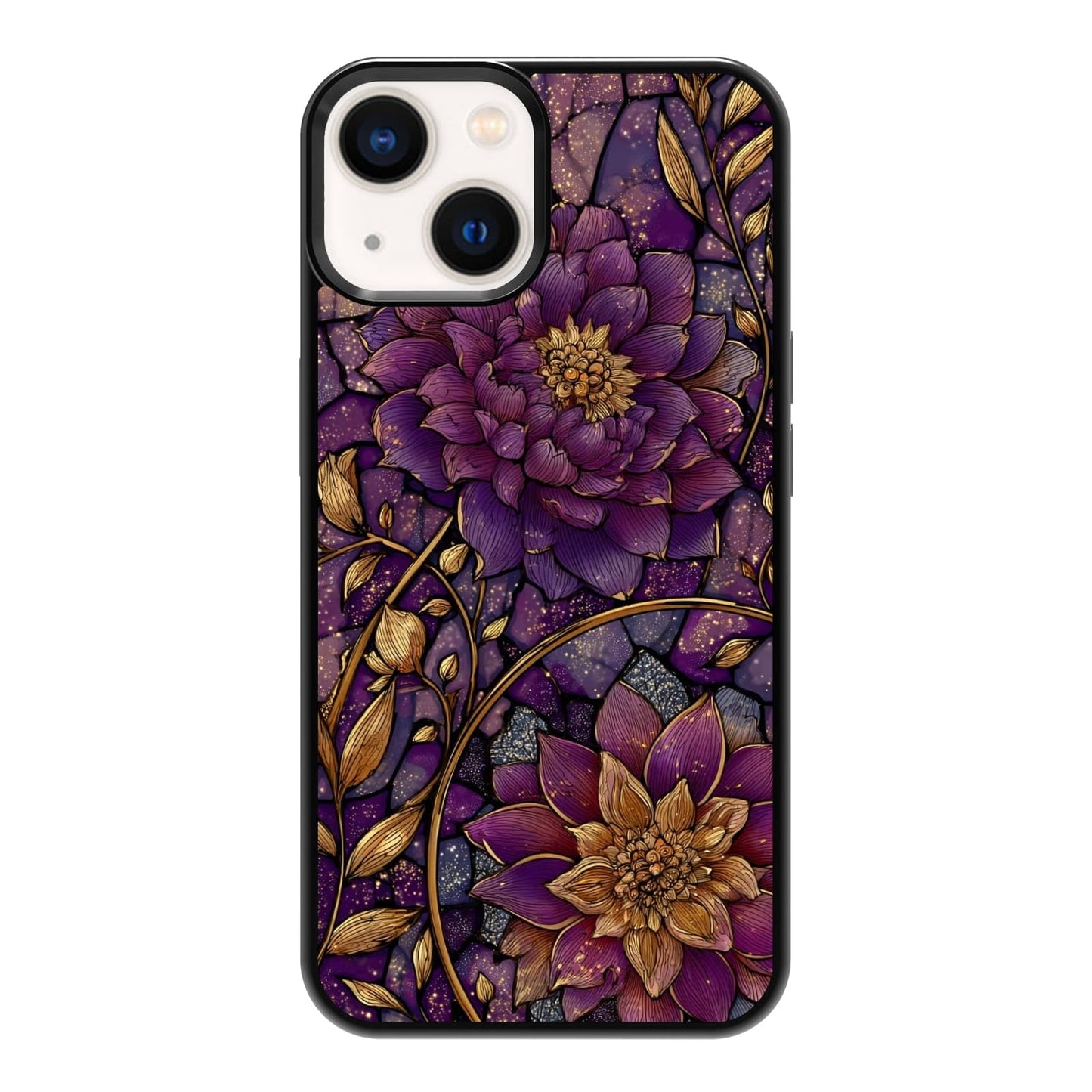 Lush Garden Wildflower Field Green Botanical Nature Aesthetic Phone Case, Shockproof Protective Cover for iPhone 11 12 13 14 15 16 17 Pro Max Plus Mini XR 7 8 SE