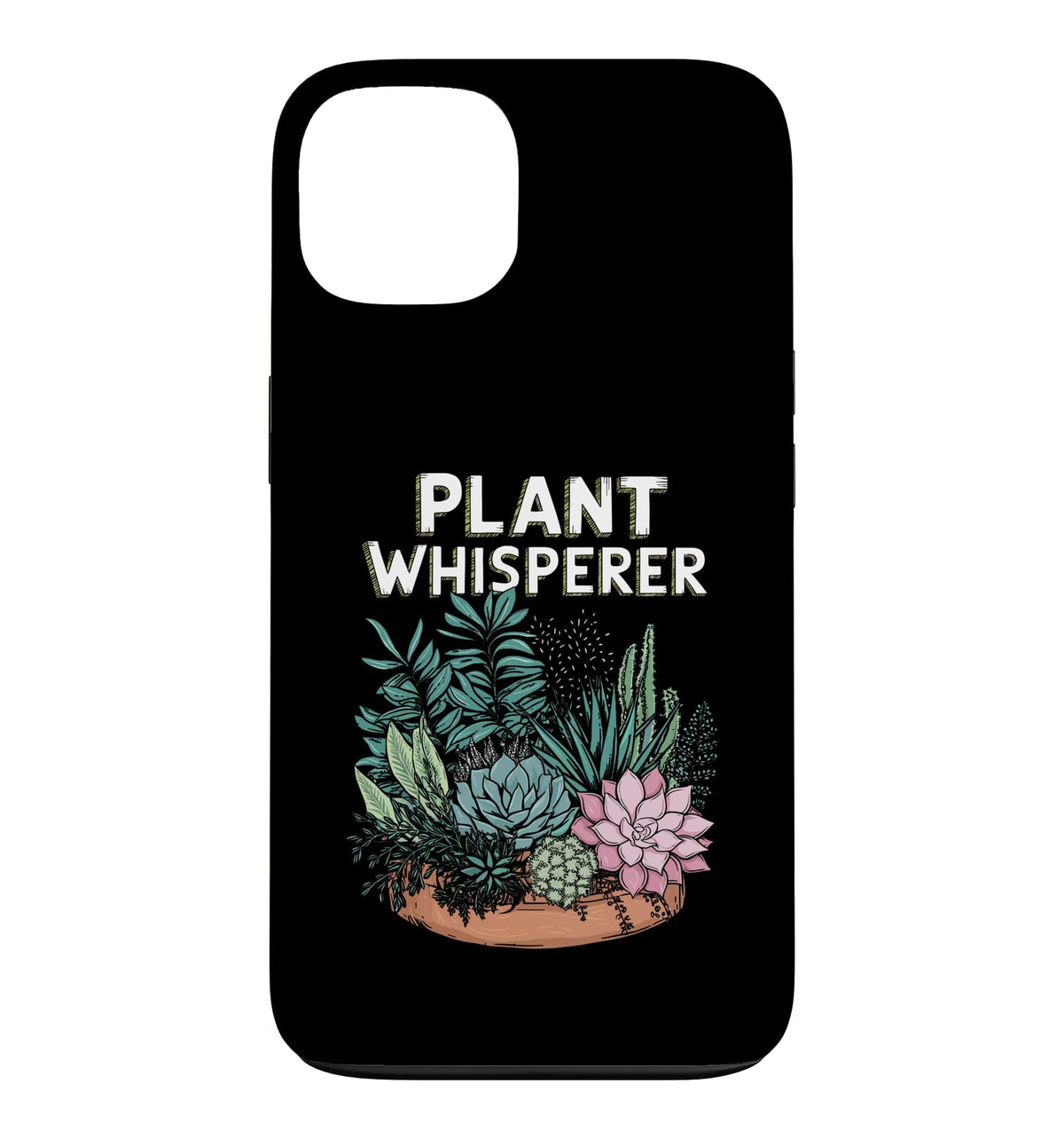 Retro Plant Whisperer Nature Case for iPhone 15