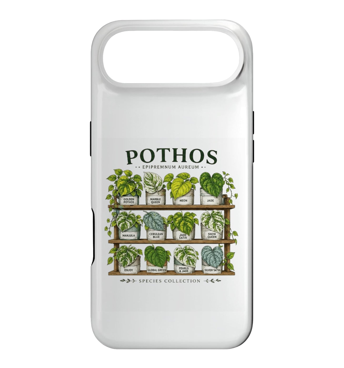 Pothos Plant Varieties Botanical Houseplant Design Case for iPhone 16