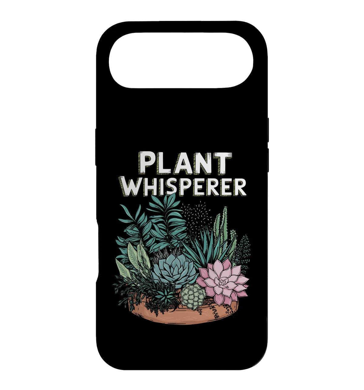 Retro Plant Whisperer Nature Case for iPhone 15