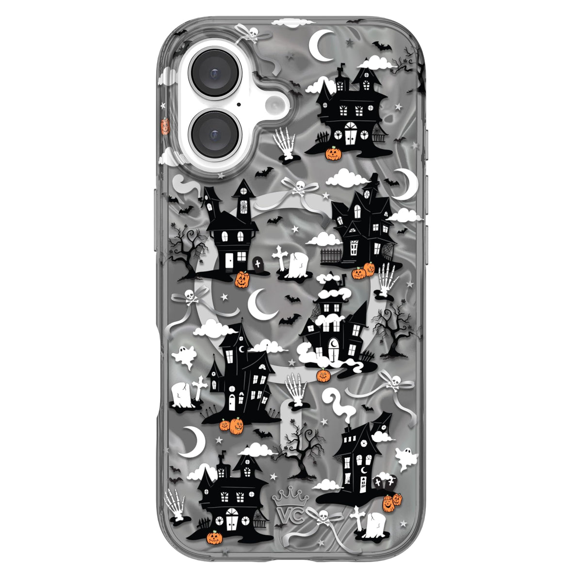 VELVET CAVIAR Christmas Phone Case for iPhone 16 - Compatible with MagSafe [10ft Drop Tested] - Holiday Peppermint Glitter Winter Theme