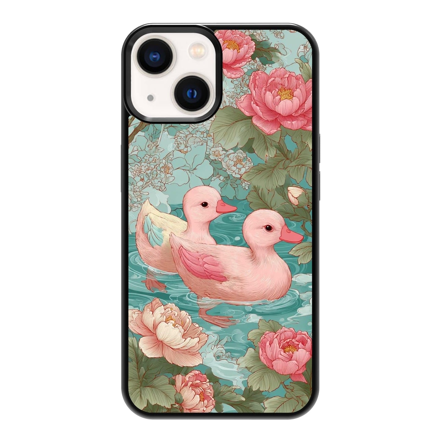 Vintage Green Herb Botanical Leaf Sketch Nature Phone Case, Shockproof Protective Cover for iPhone 11 12 13 14 15 16 17 Pro Max Plus Mini XR 7 8 SE