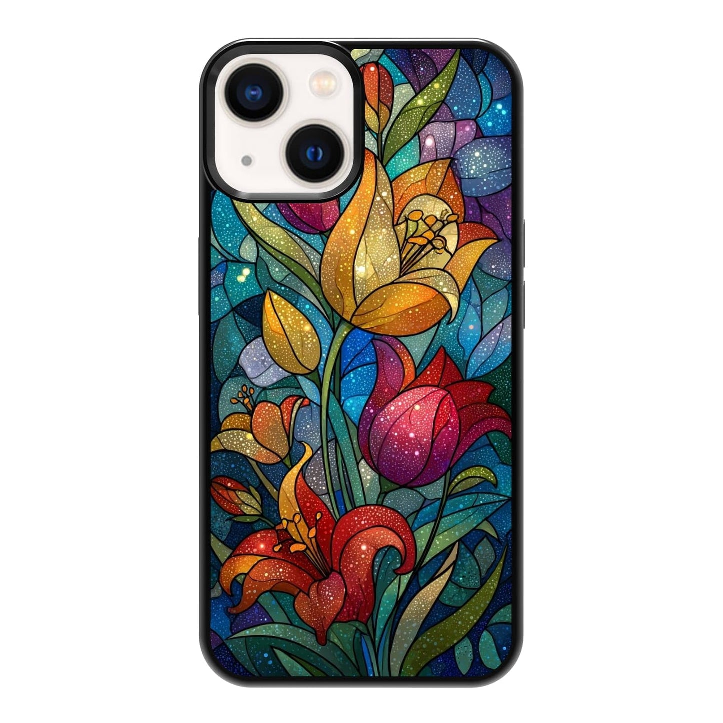 Four Seasons Tree of Life Watercolor Nature Phone Case, Shockproof Protective Cover for iPhone 11 12 13 14 15 16 17 Pro Max Plus Mini XR 7 8 SE