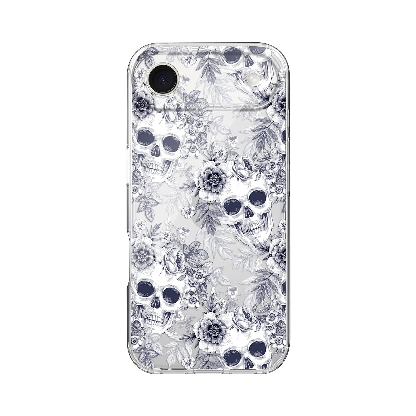Blingy's for iPhone 17 Case, Christmas Tree Snowflake Winter Clear Case | Transparent, Winter Holiday Design, Snowflake Pattern, Christmas Pattern, Merry Christmas, Soft TPU Protective Case 6.3 in