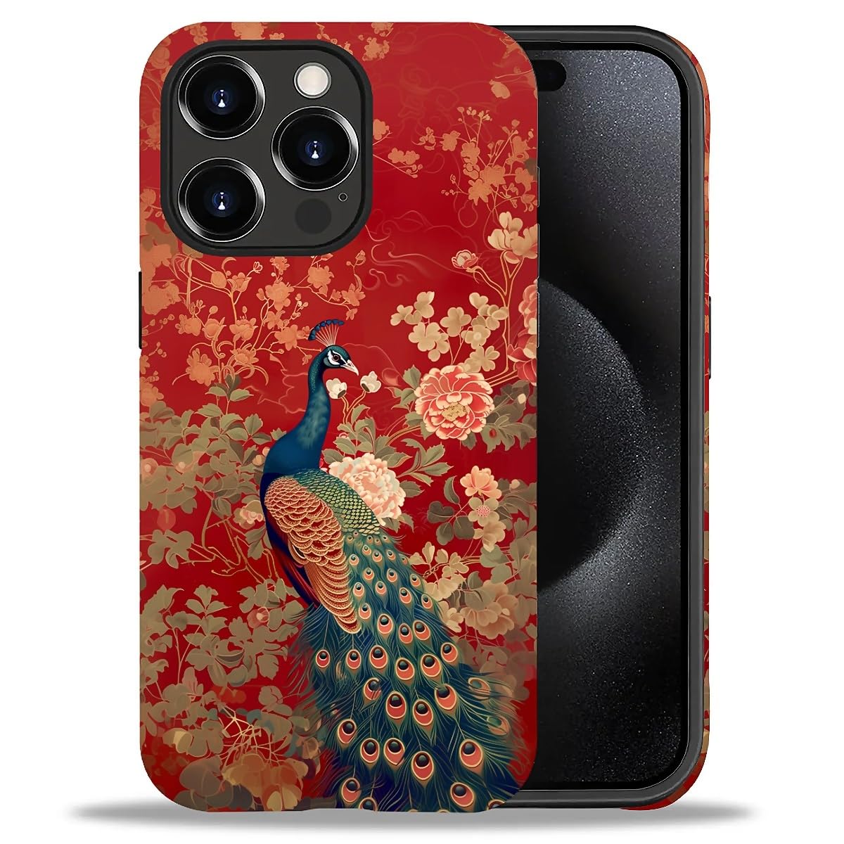 DAIZAG Phone Case Compatible with iPhone 13/14,Christmas Santa Claus Mixed 2 Layer Soft Silicone+Hard PC Ddouble Protection Ultra-Thin Phone Case for iPhone 13/14