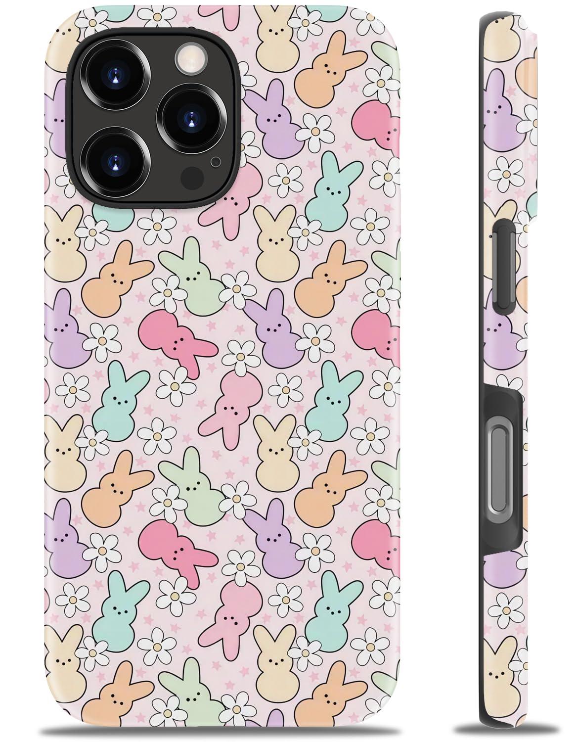 Goodon for iPhone 15 Pro Max Case, Cute Preppy Floral, MagSafe Compatible | Dual-Layer Hard Shell & Silicone, Wireless Charging, Slim Fit Phone Cover with Wildflower Designs for Women Girls