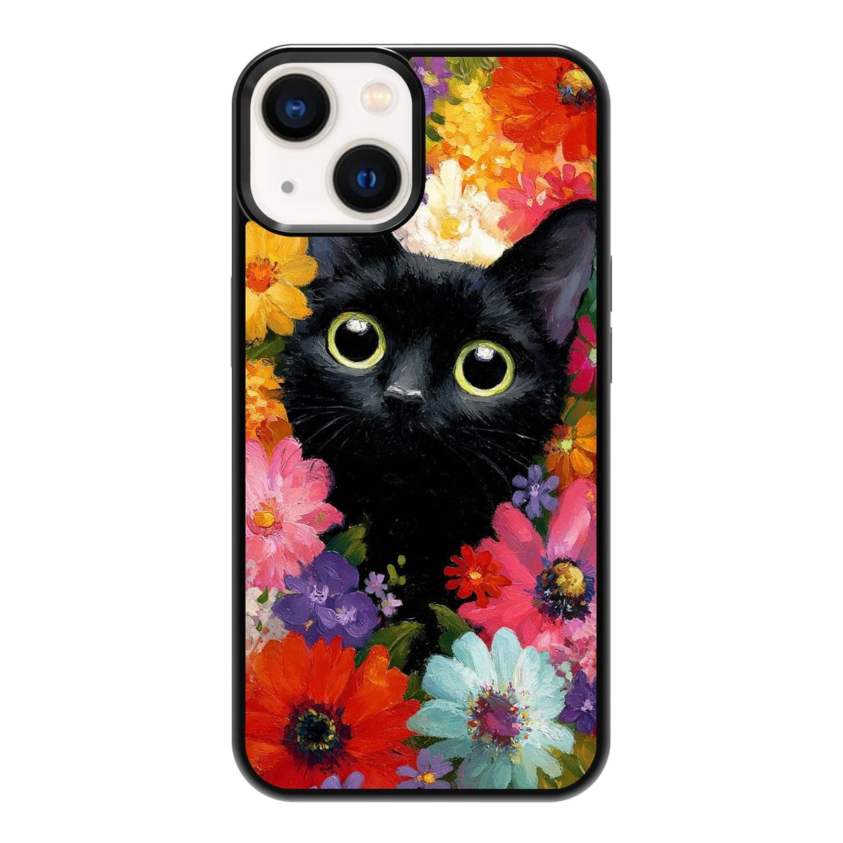 Four Seasons Tree of Life Watercolor Nature Phone Case, Shockproof Protective Cover for iPhone 11 12 13 14 15 16 17 Pro Max Plus Mini XR 7 8 SE