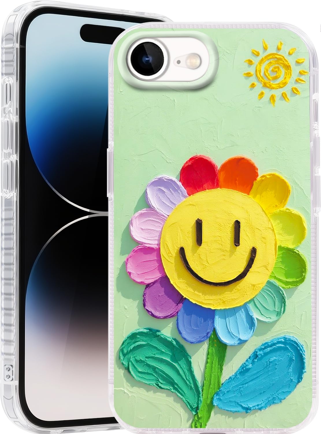 Compatible with iPhone 17 Pro Case,with [Soft Slim][Camera Protection] Cute Fishing Cats Shiny Aesthetic Phone Cover Anti-Yellowing Shockproof Protective Cover for Women Girl