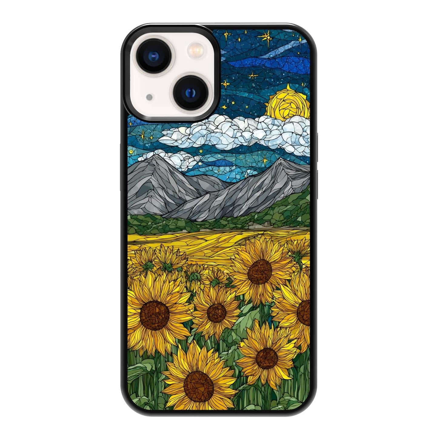 Vintage Black and White Botanical Cactus Agave Desert Nature Phone Case, Shockproof Protective Cover for iPhone 11 12 13 14 15 16 17 Pro Max Plus Mini XR 7 8 SE