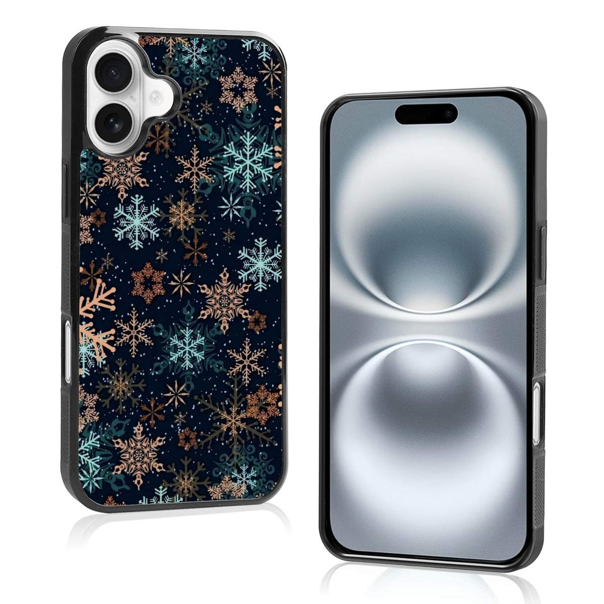Cute Christmas Tree Bow Phone Case: Kawaii Winter Non-Slip Design Compatible with iPhone 13./14 Case for Women & Girl（14）